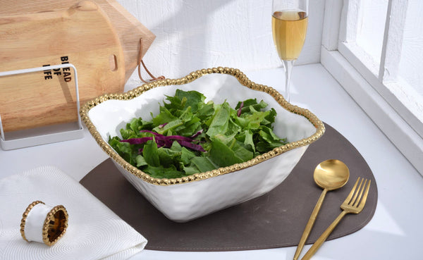 Large square Salad Bowl