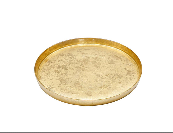 Set of 4 Gold Glitter with Raised Rim - Gilt Touch
